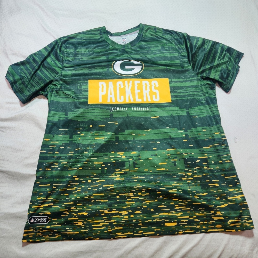 NFL New Era Green Bay Packers (Combine Training) Short Sleeve T-Shirt 2XL